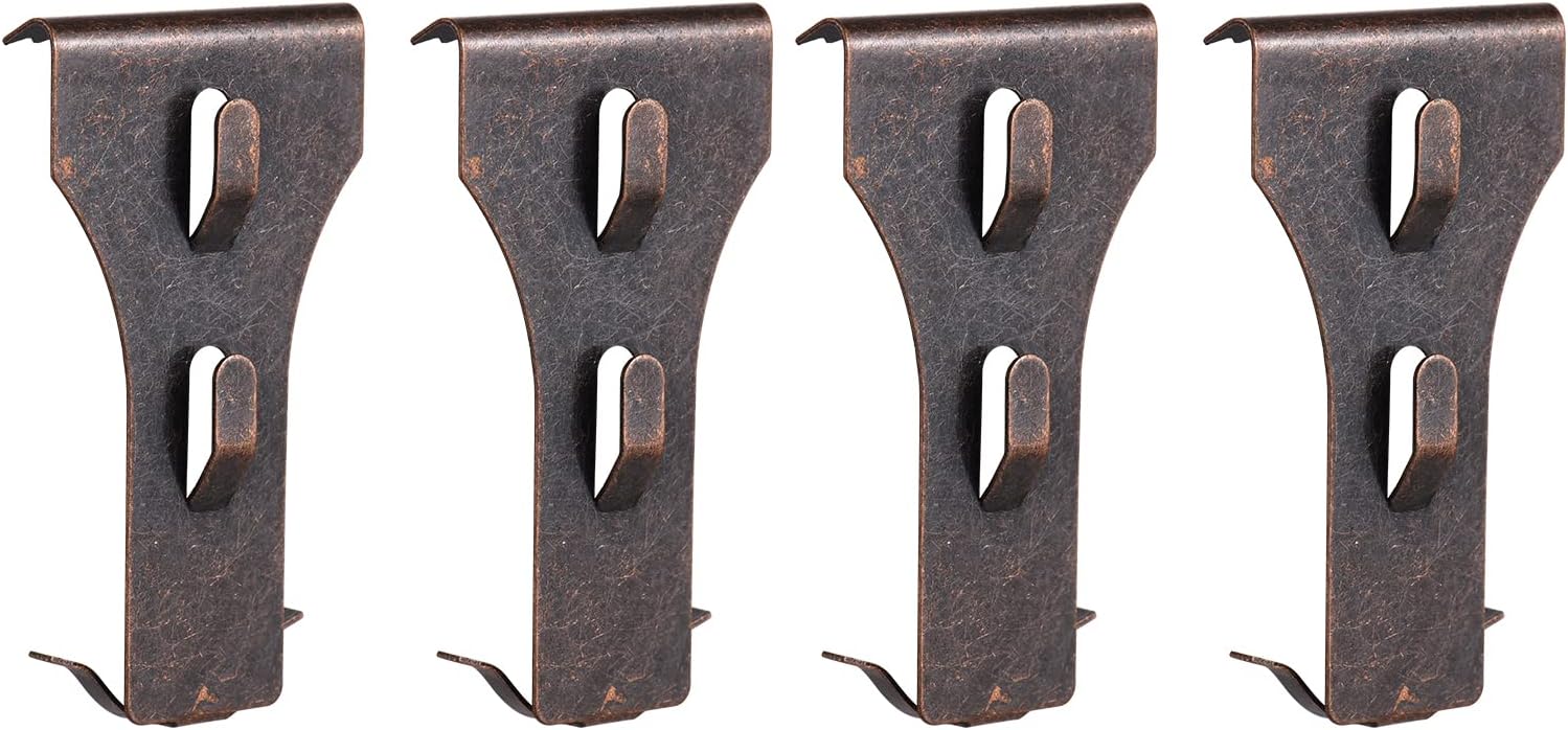 Weytoll 4 PCS Brick Hook Clip Outdoor Hanging Hooks for 6070mm Brick