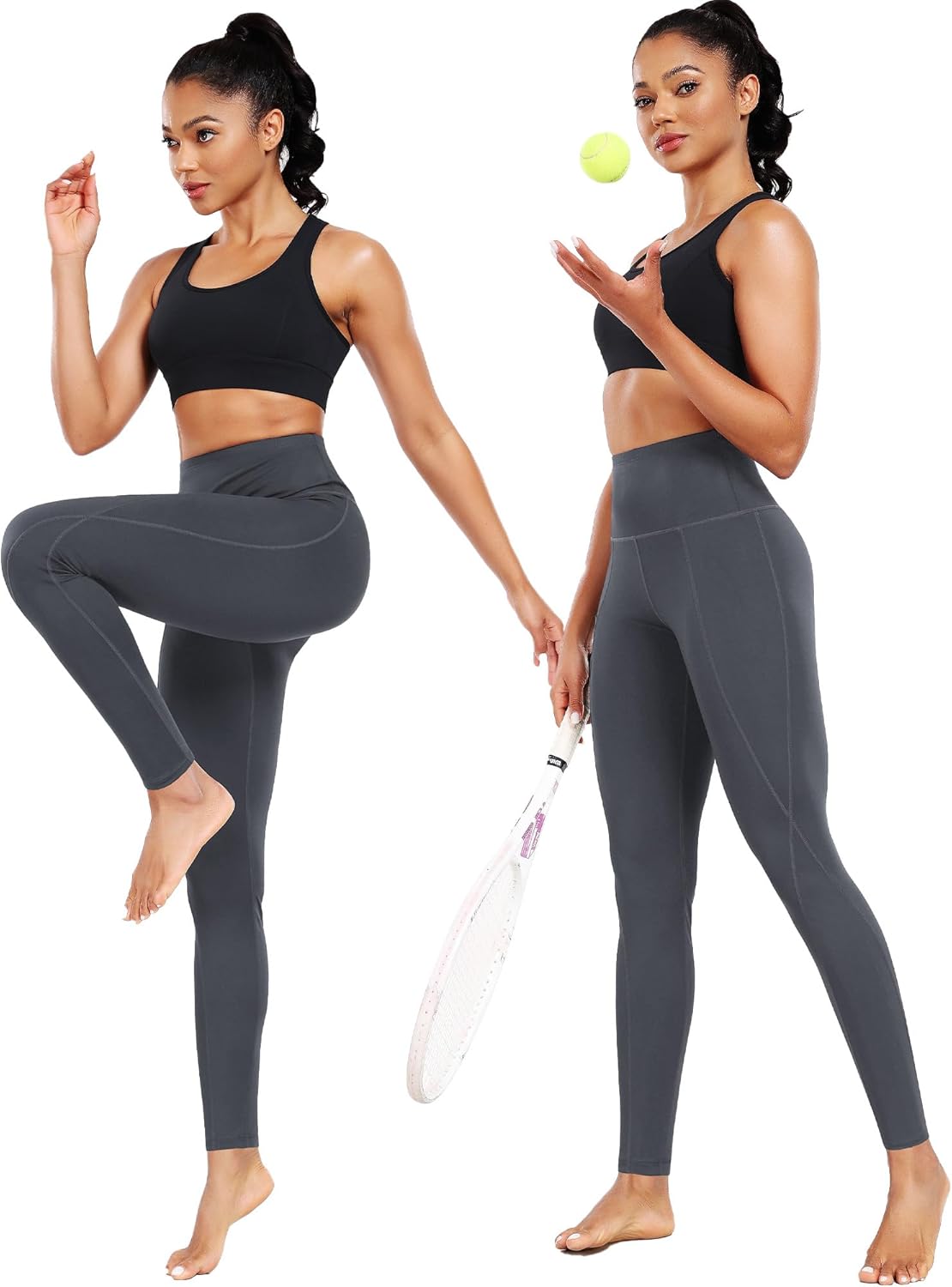 NELEUS Women's High Waist Running Workout Leggings for Yoga with Pockets - Image 6