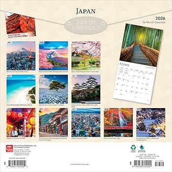 【SALE】D☆DATE 掲載ページ（ポスターサイズ）#4207 Japan | 2026 12 x 24 Inch (Hanging) Monthly Square Wall