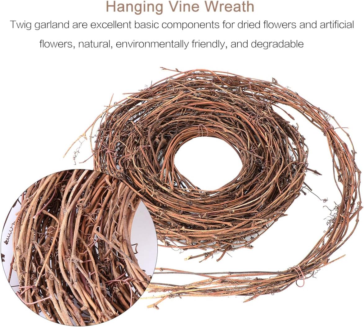 1pc Natural Twig Garland Wreaths Decorating 4.6M Long Practical DIY Crafts Hanging Ornaments for Christmas Home Decor - Image 3