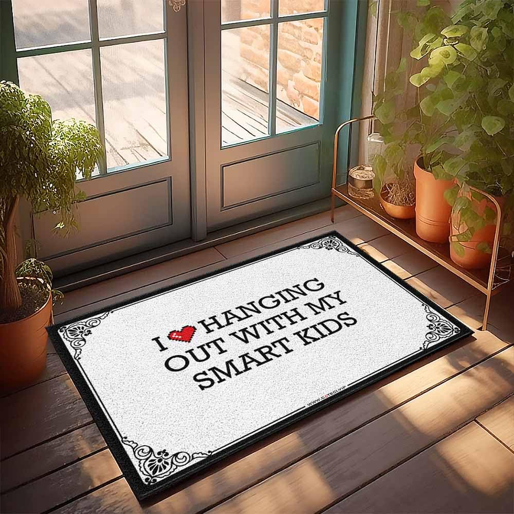Alfombra pequeña para exteriores de 50x80 cm ideal para dar una divertida bienvenida al patio