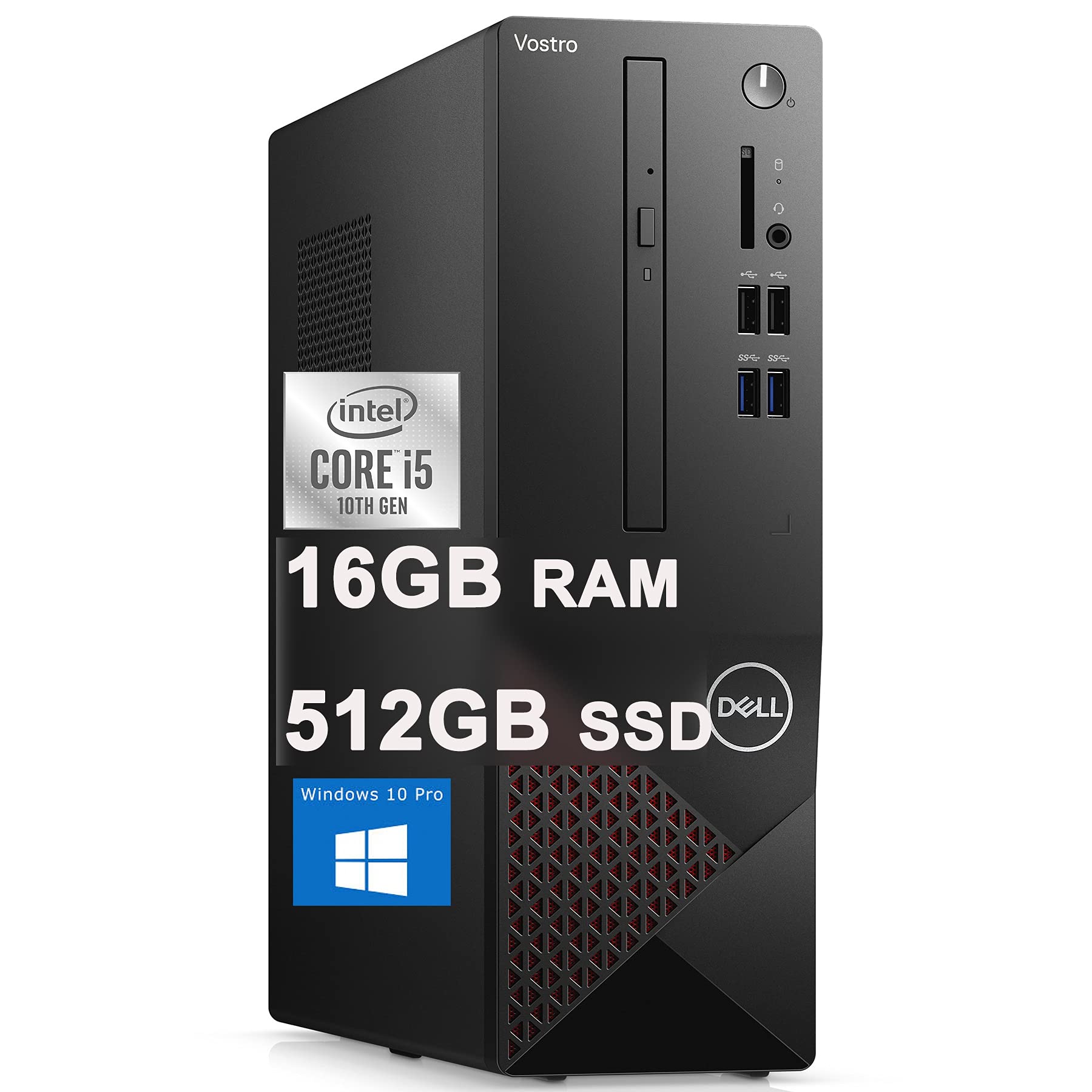 Flagship 2021 Dell Vostro 3000 3681 Small Desktop Computer 10th
