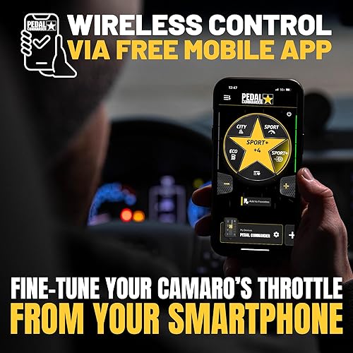 Vista 6 de PEDAL COMMANDER Controlador de respuesta del acelerador para Chevrolet Camaro 2010-2015 - Plug-and-Play, 4 modos de conducción y antirrobo
