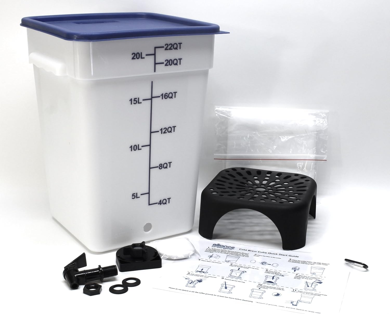 ALLIANCE BREW GEAR Cold Brew Cube – 5 gallon Commercial Cold Brew System