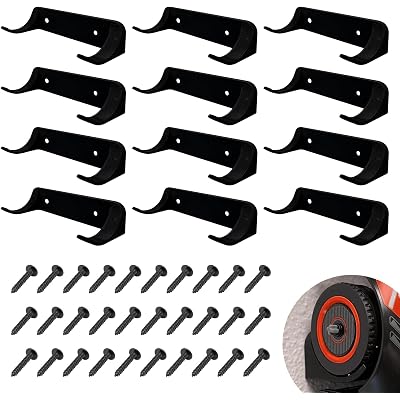 Generic 12-Piece Car Display Wall Mount - Compatible with Speed Champion Series - Sturdy Vertical Wall Mount for Car Enthusiasts, Black