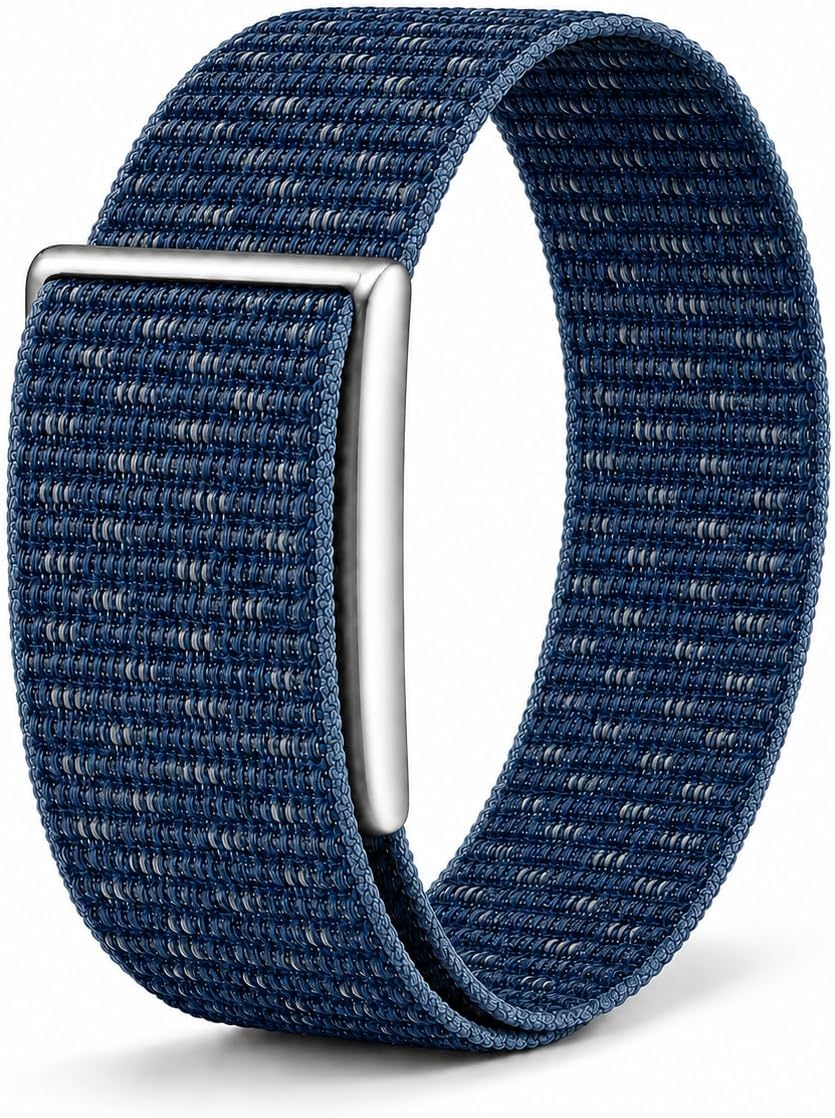 Upgraded Nylon Wristband Compatible with Amazfit Helio Band, Secure Fit Wrist Strap for Running, Training and Intense Workouts, Adjustable Breathable Quick-Dry Replacement Band image 2