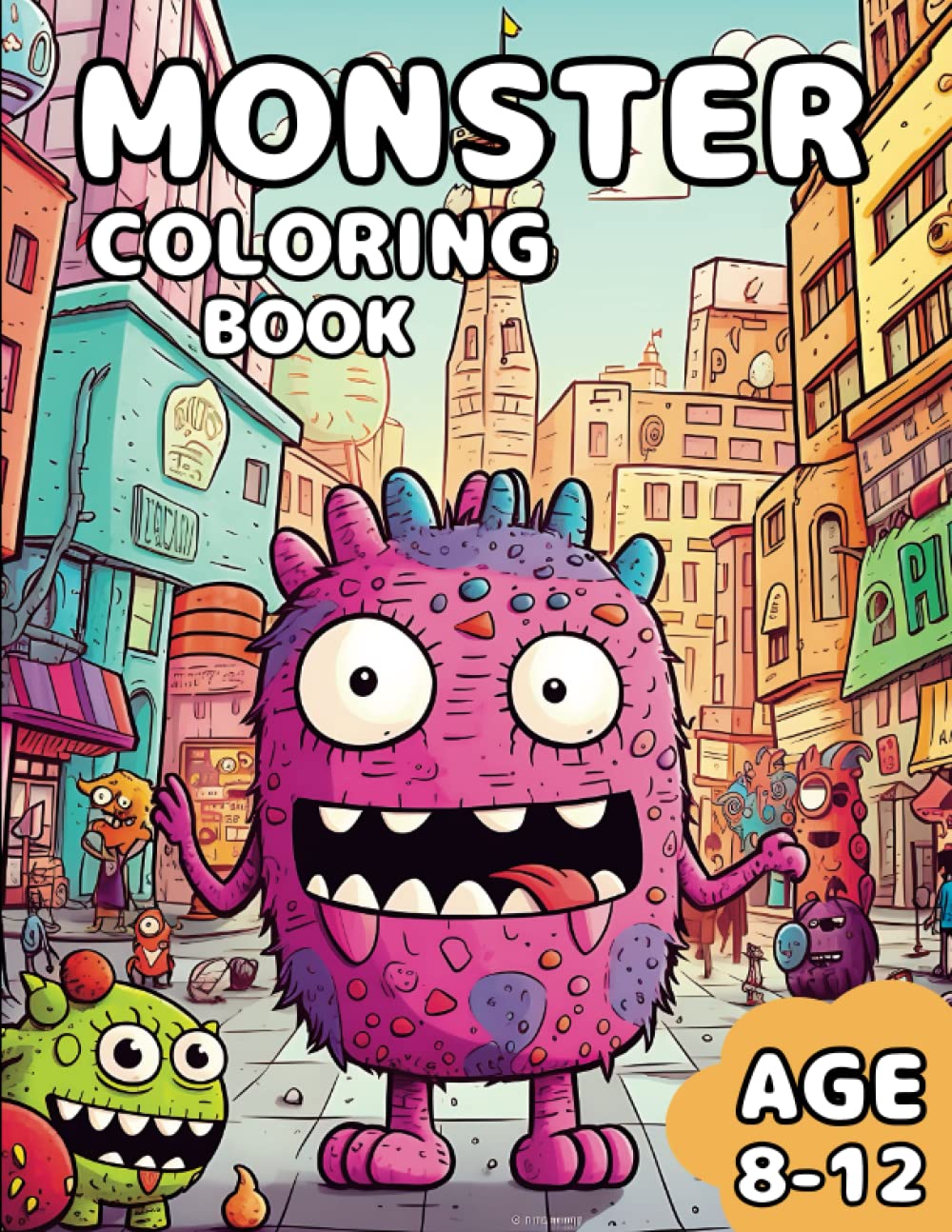 MONSTER COLORING BOOK (U&K COLORING BOOK)