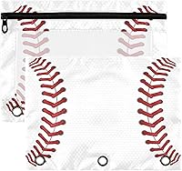 Vista 25 de Estuche para lápices ondulado de mármol morado se adapta a carpetas estándar de 3 anillas, bolsa de lápices con cremallera con ventana transparente