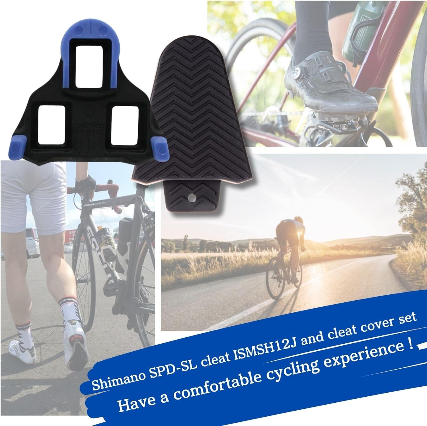 SPD-SL Cleat Set SM-SH11 ISMSH11J / SM-SH12 ISMSH12J, SPD-SL Compatible Cleat Cover Set - Image 4