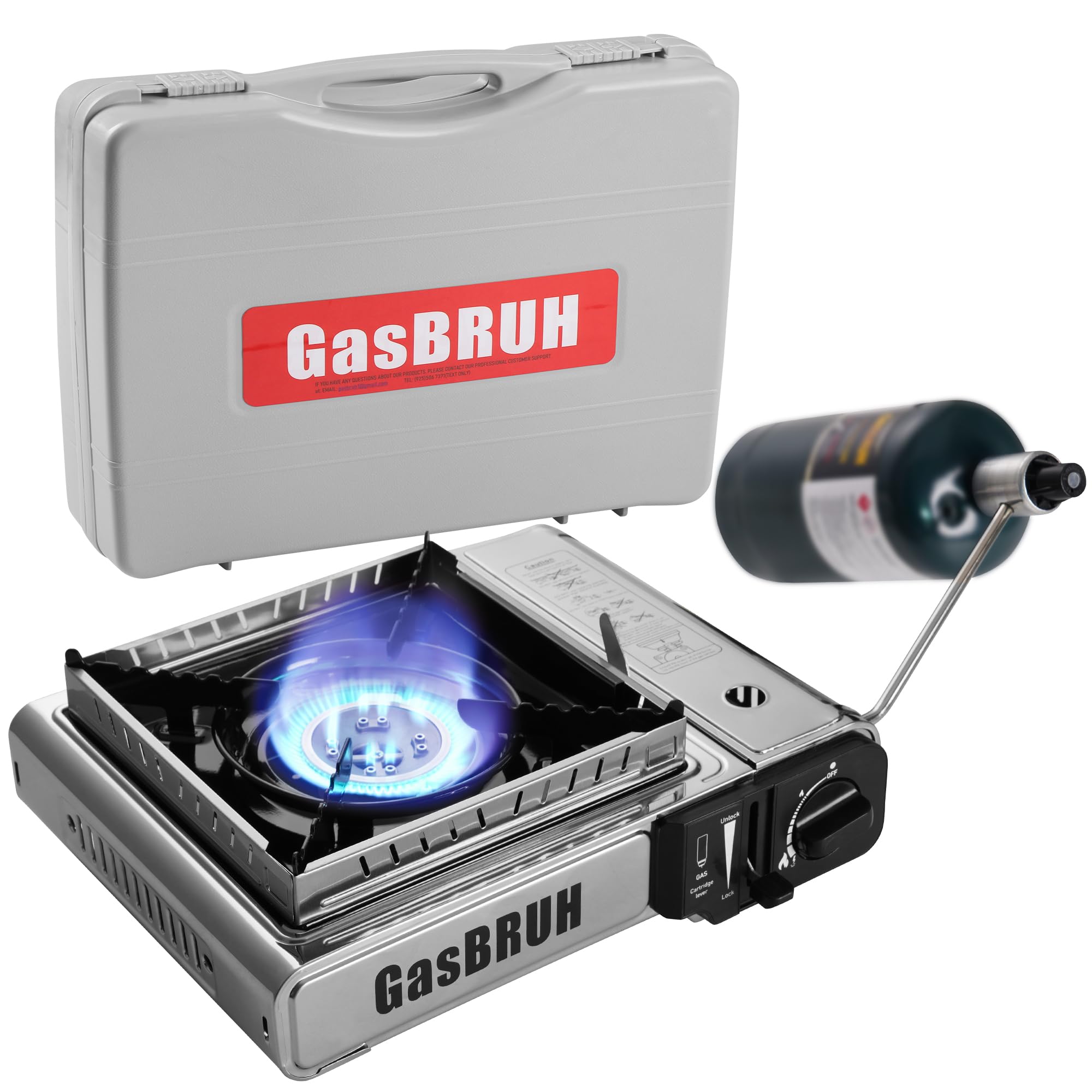 GasBRUH Dual Fuel Camping Stove