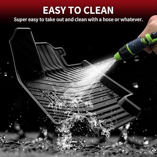 Miniatura 6 de LASFIT Alfombrillas aptas para Toyota Highlander 2020-2024 (no para híbridos) para todo tipo de clima, revestimientos de automóvil TPE