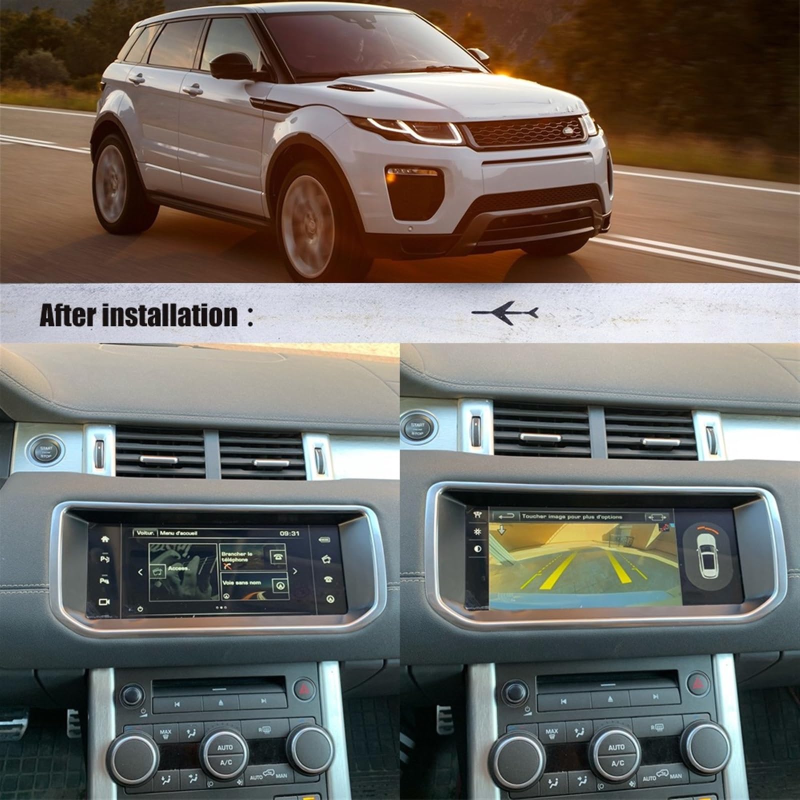 Samochodowy odtwarzacz multimedialny Stereo Audio Radio Autoradio Android 8 rdzeń jednostka główna GPS Scree Land, dla zasięgu, rovera, Evoque L538 2011 2012-2018