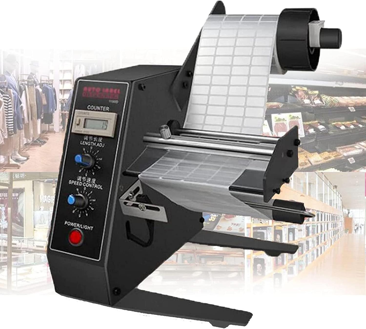 Automatic Label Dispenser Automatic Counting Label Remover Adjustable Speed ​​Label Separator Tape Separator for Paper Labels
