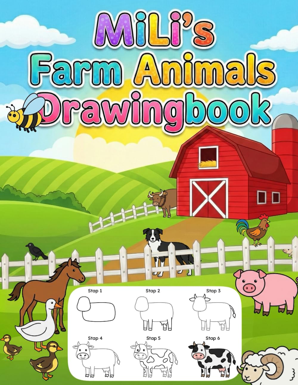 MiLi's Farm Animals Drawingbook (MiLi's Animal Explorers Collection)