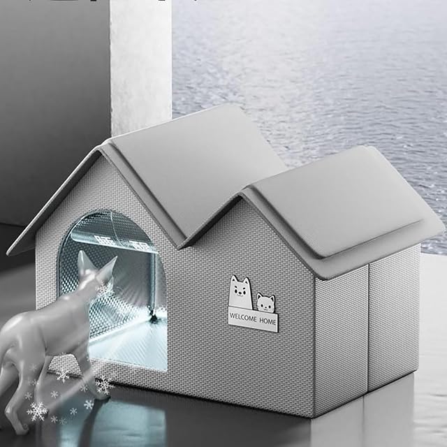 Foto 8 de 8 de Akayoo casa Fresca para Gatos,casa refrigerada para Gatos,Pet Cooling House,Cooling Cat House,Air Conditioner…