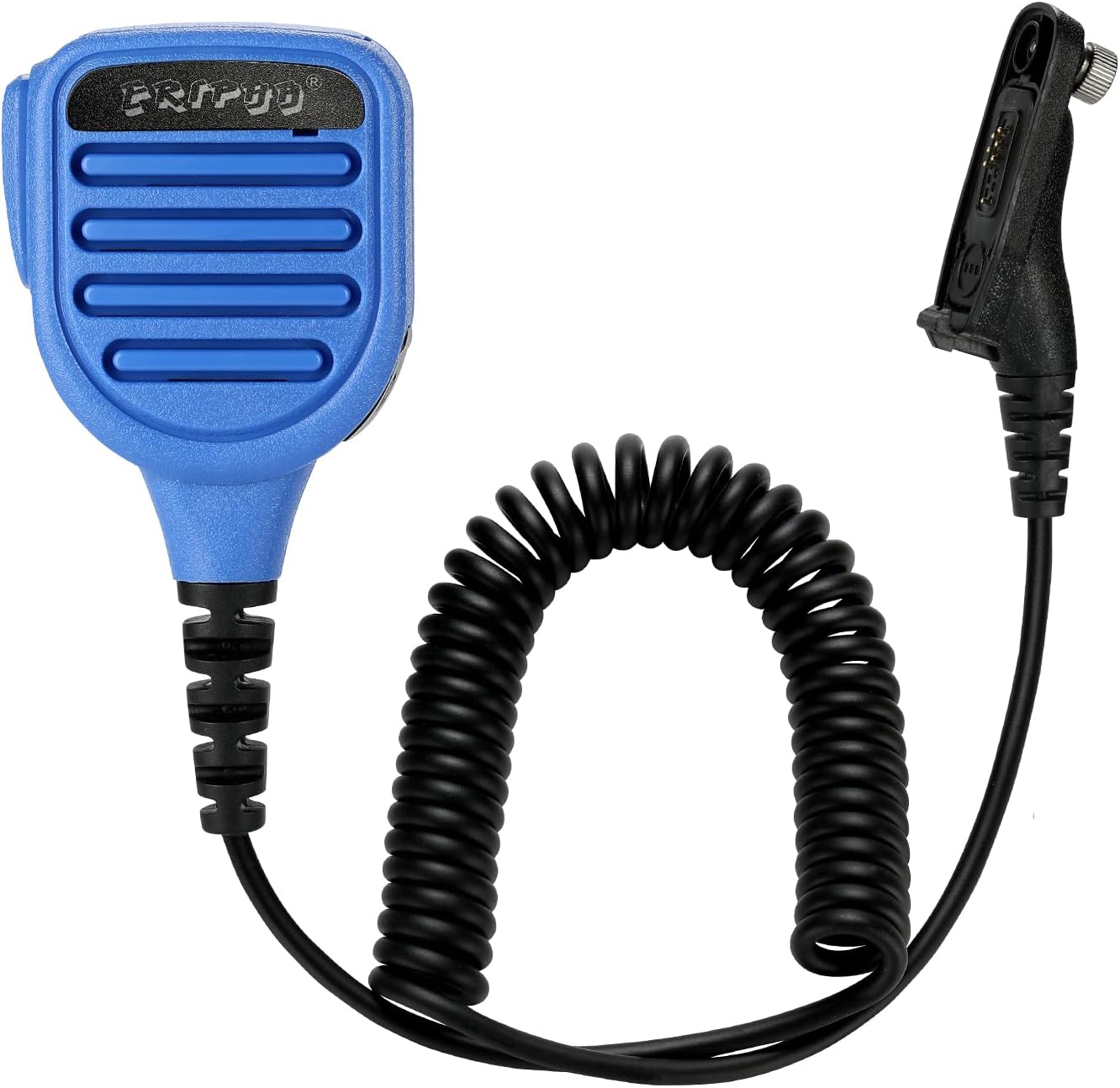 Shoulder Mic Speaker Compatible with Motorola XPR 7550 7550e 6550 Waterproof IP56 Two Way Radio Speaker Microphone with 3.5mm Jack (Blue)
