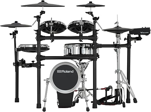 Miniatura 56 de Roland Generation 2 V-Drums TD-17KV2 - Batería electrónica con bolsa para baqueta, cable de audio de 0.138 in, 3 pares de baquetas y paño de pulido