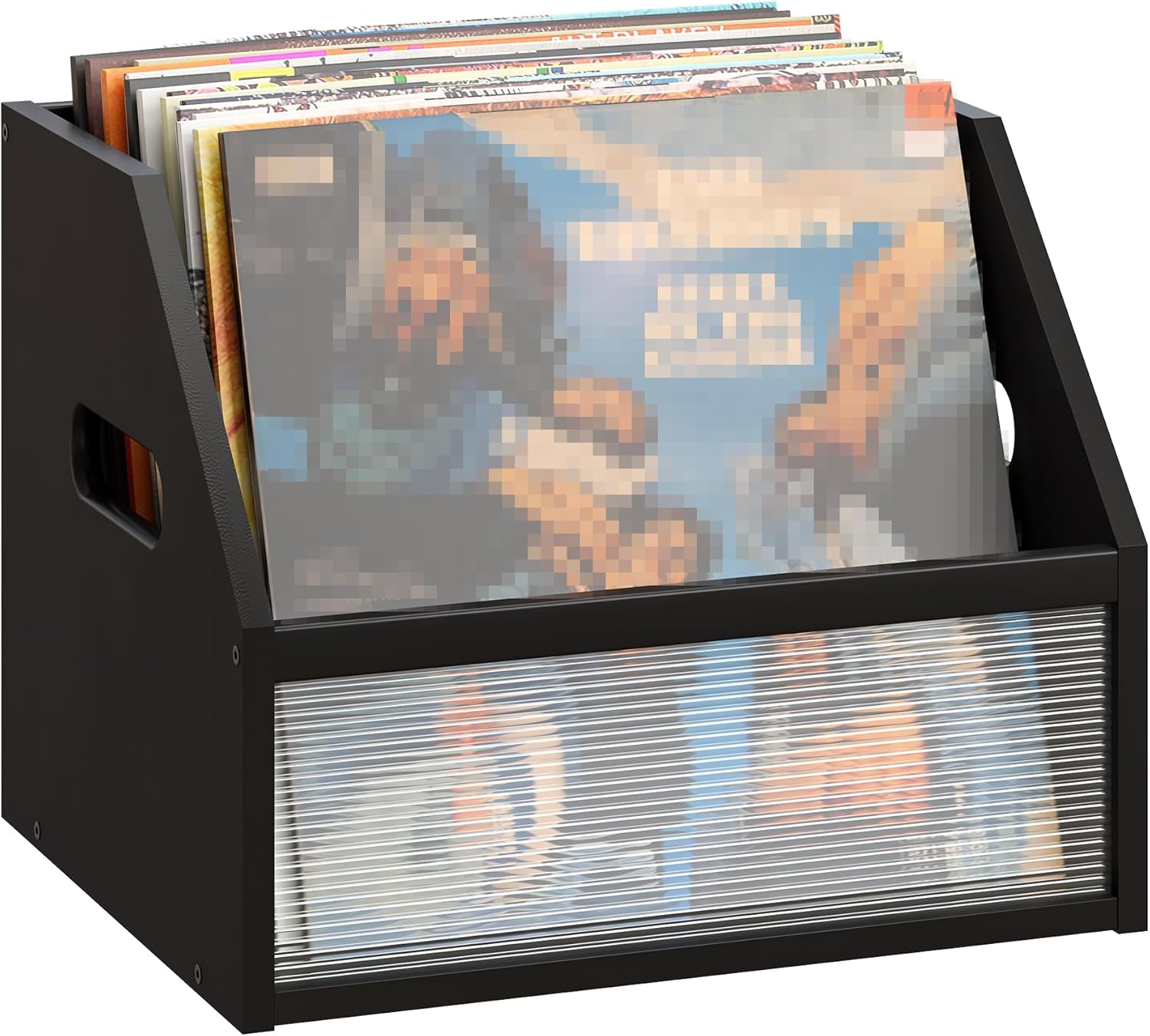 Amazon.com : GHWIE Record Storage Holder Trapezoidal LP Record Storage ...