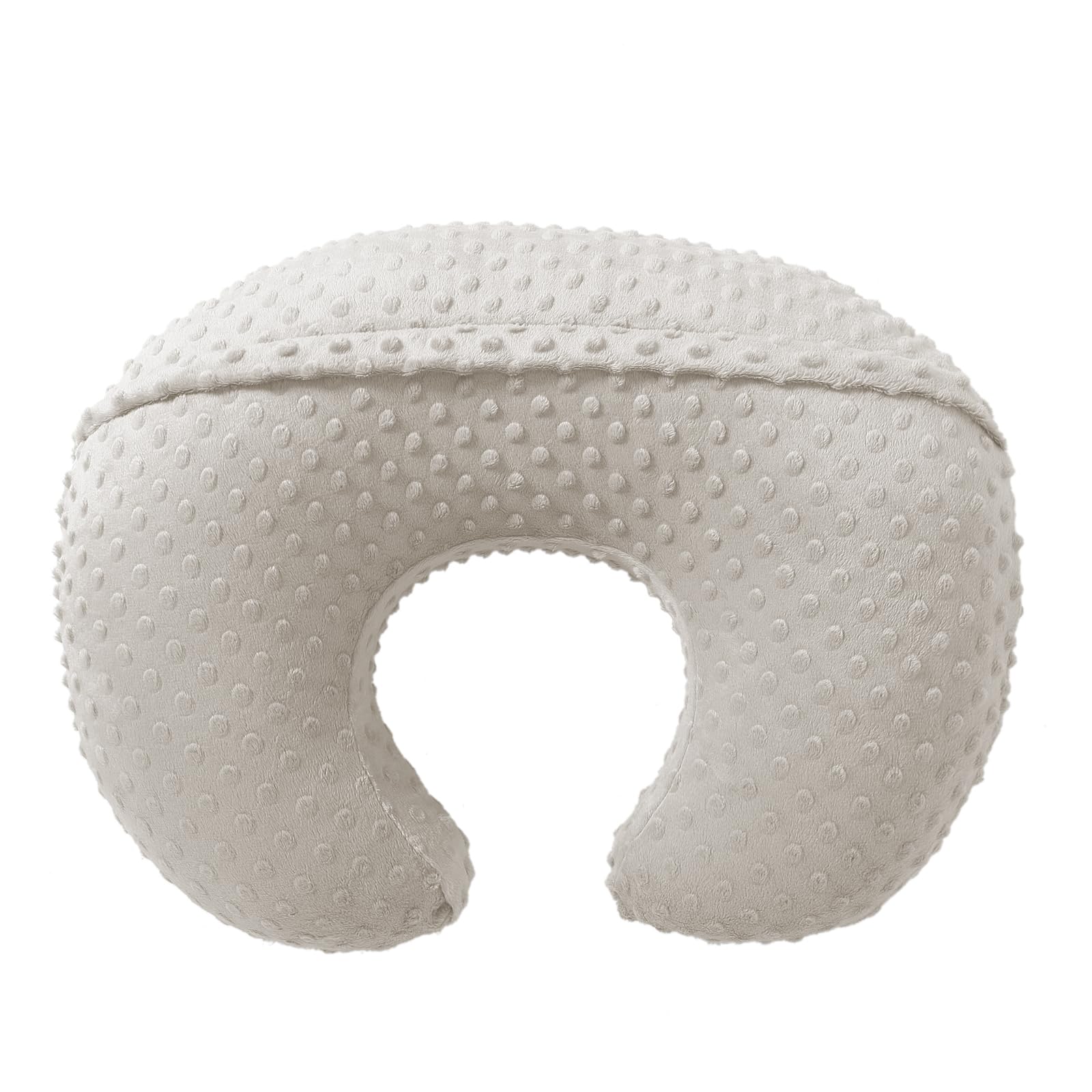 Almohada de lactancia y posicionador corporal para bebés con funda de alta calidad para lactancia materna para bebés, niños y niñas, almohada de alimentación con funda de almohada transpirable y