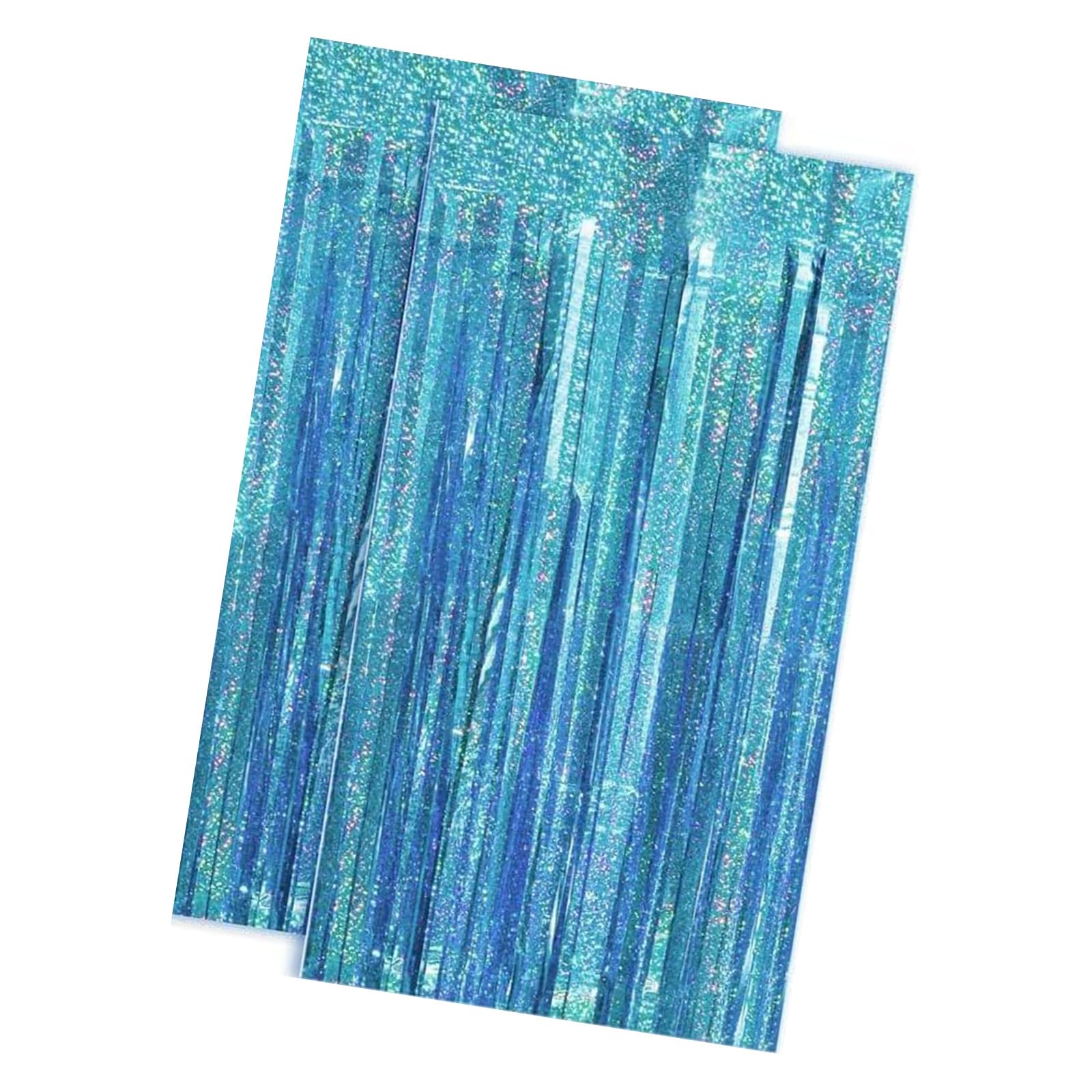 Nucelit Streamers Colorful Metallic Tinsel Fringes Curtain Backdrop Holiday Supplies Graduation Party Decoration Curtain