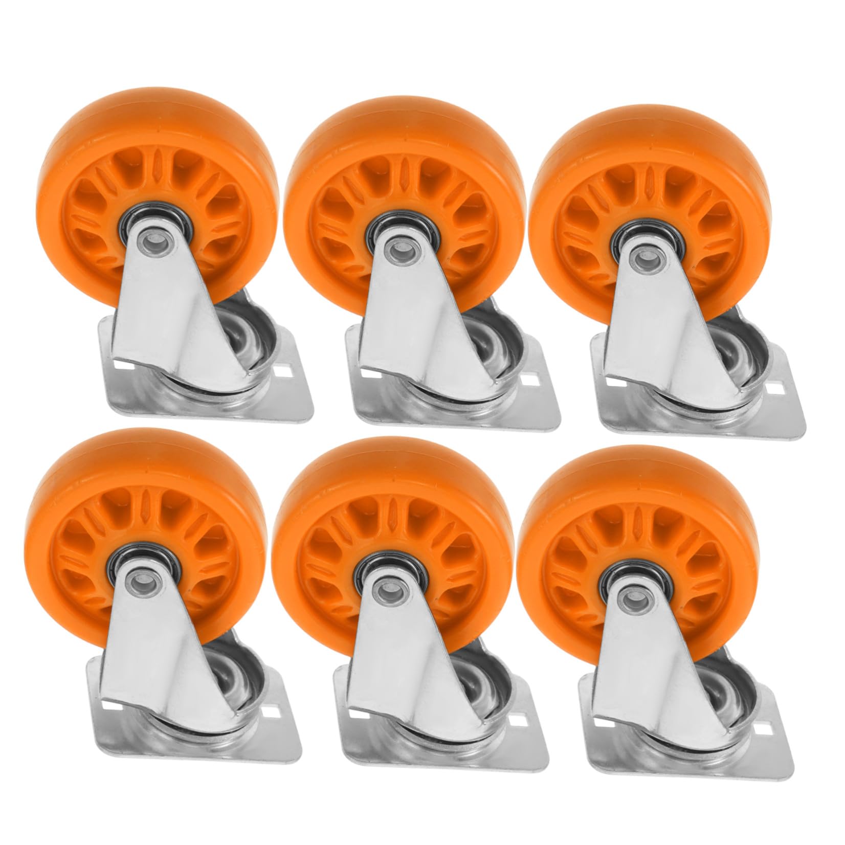 Ruota Girevole in Nylon da 7,6 Cm per Carrello da Officina, Rotella Silenziosa Resistente per Sgabello Meccanico per Raccolta Olio, Accessorio Versatile per Riparazioni Auto