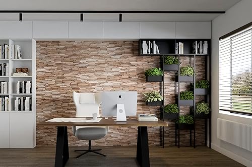 Miniatura 6 de WoodyWalls - Paneles de pared 3D | Los tablones de madera están hechos de madera de teca maciza, cada panel de madera está hecho a mano y es único |