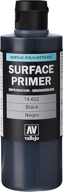 Vallejo Model Color 200 ml Polyurethane Primer - Black