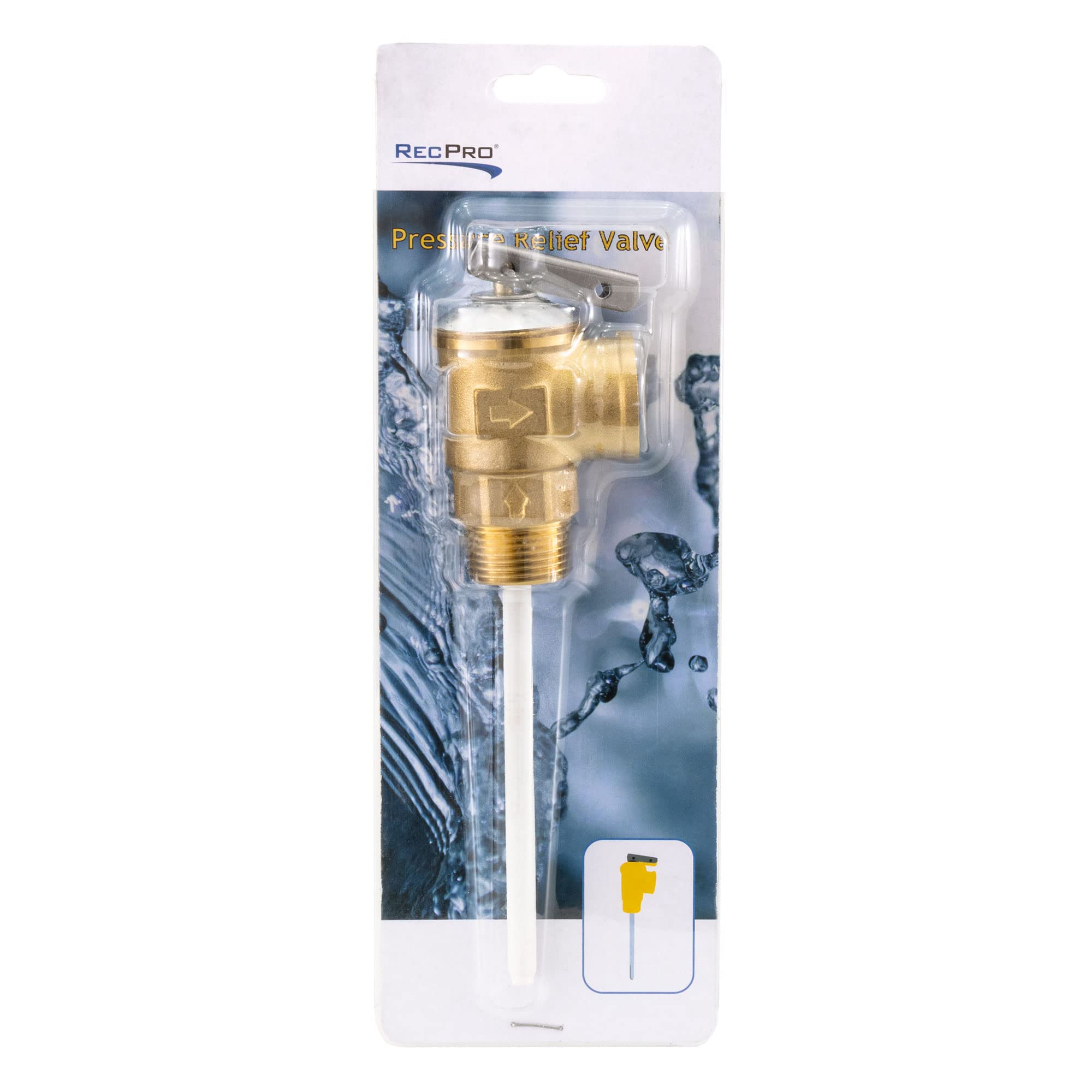 RecPro 3/4" valvola limitatrice di pressione RV con 4" sonda rivestita in resina epossidica