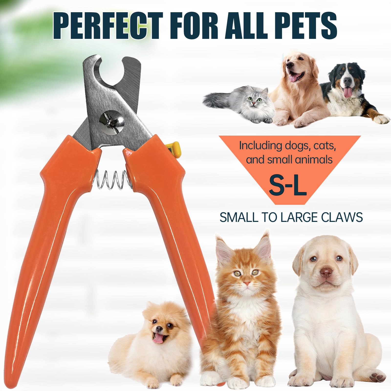 Dog Nail Trimmers 767C - Professional Dog Nail Clippers for Large and Small Dogs, Easy-to-Use Pet Nail Trimmers for Safe and Precise Grooming, Durable Claw Clippers for Paws Care - image 7