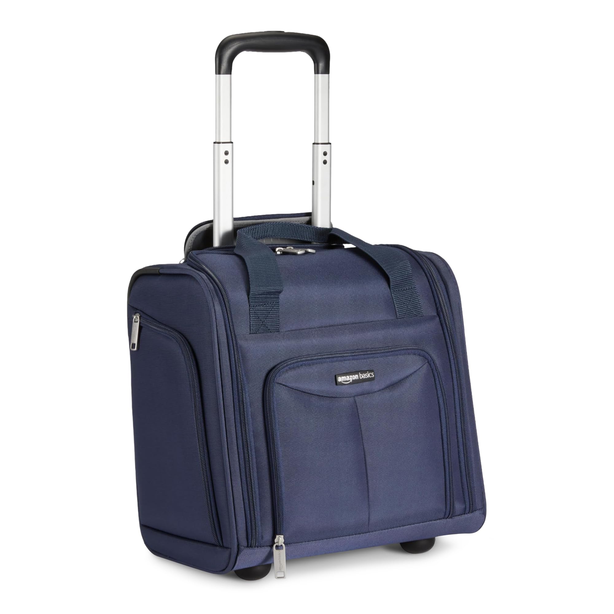 Amazon Basics Bagaglio per Vano Sotto-Sedile, Blu Navy, 35.3 x 25.2 x 38.5 cm