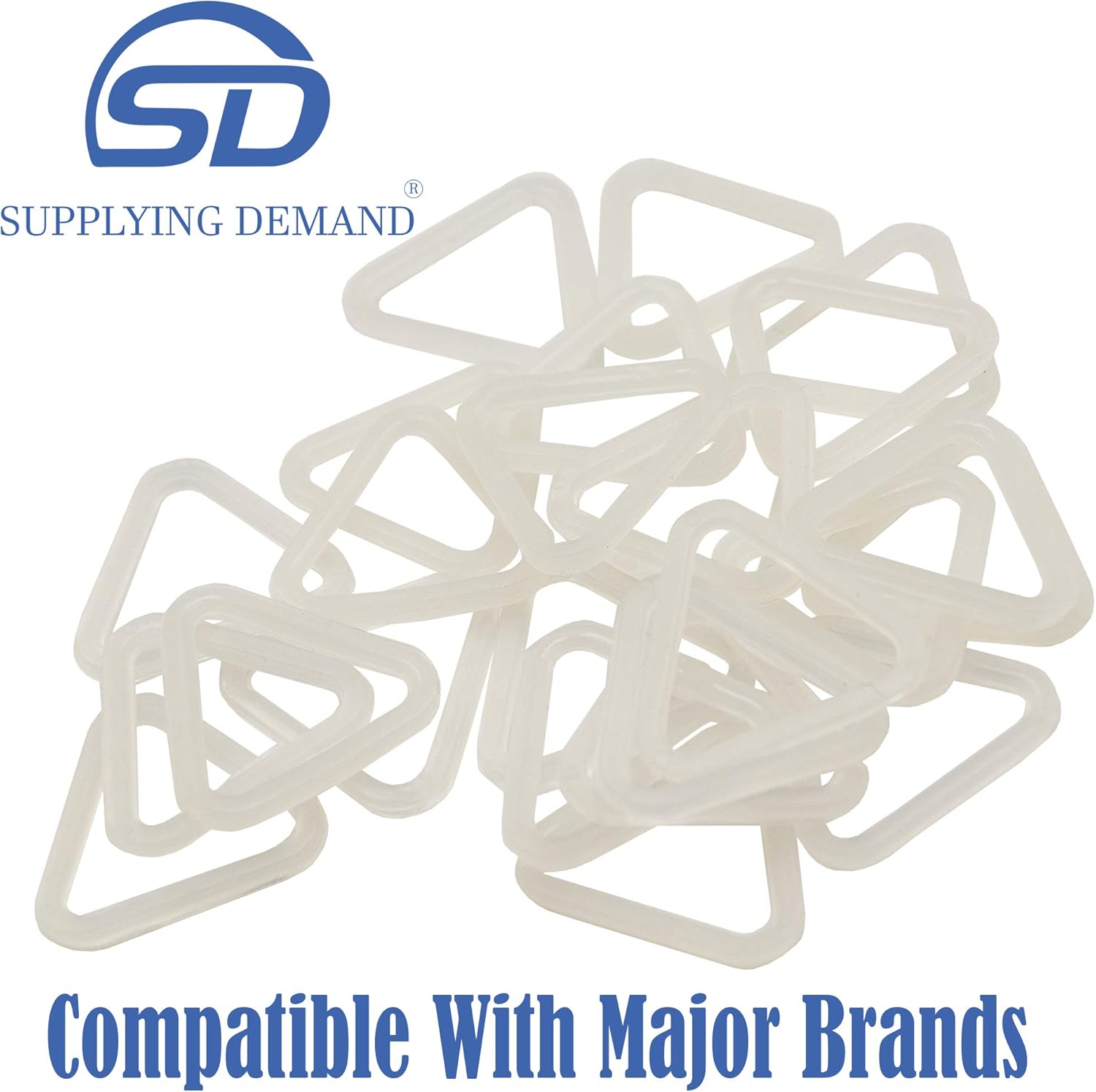 Supplying Demand W10512946 2754401 25 Pack Clothes Dryer Tri-Ring Retainer for Drum Support Rollers Replacement Model Specific Not Universal
