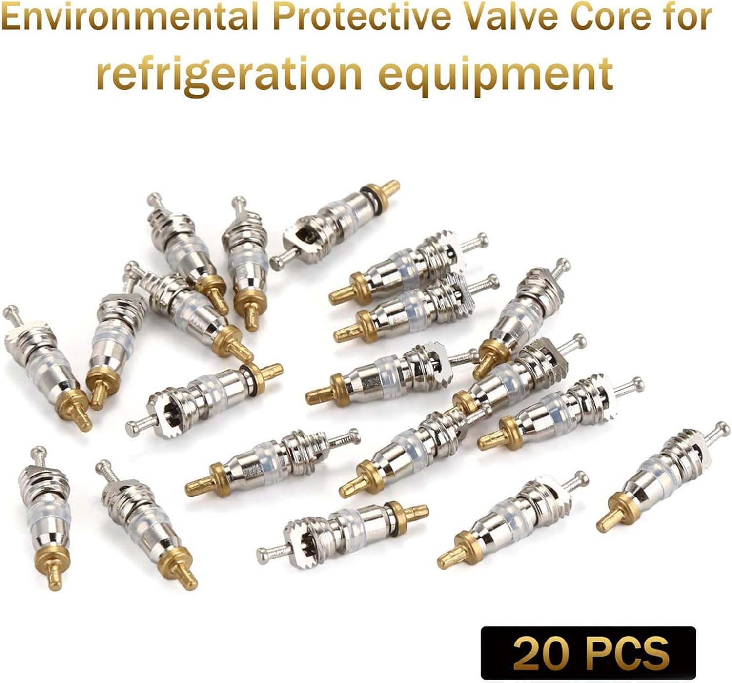 Small Ball Valves Cores Extractor Set Includes Brass Adapters Sealing Washers For R410A R22 32 Refrigerants Ports Use No Refrigerants Release Core Grabbers Tool