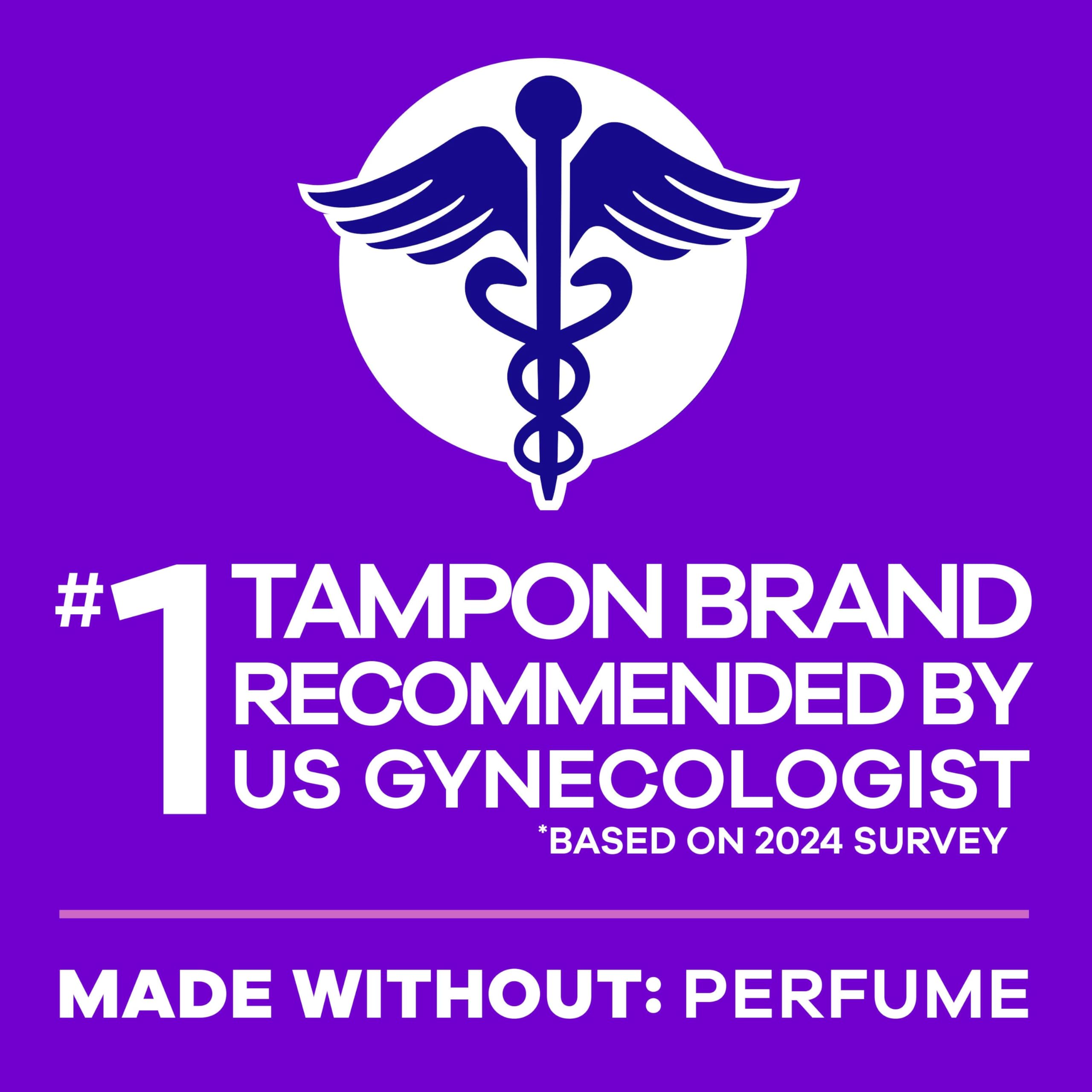 Tampax Radiant Tampons, with LeakGuard Braid, Super Plus Absorbency, Unscented, 28 Count