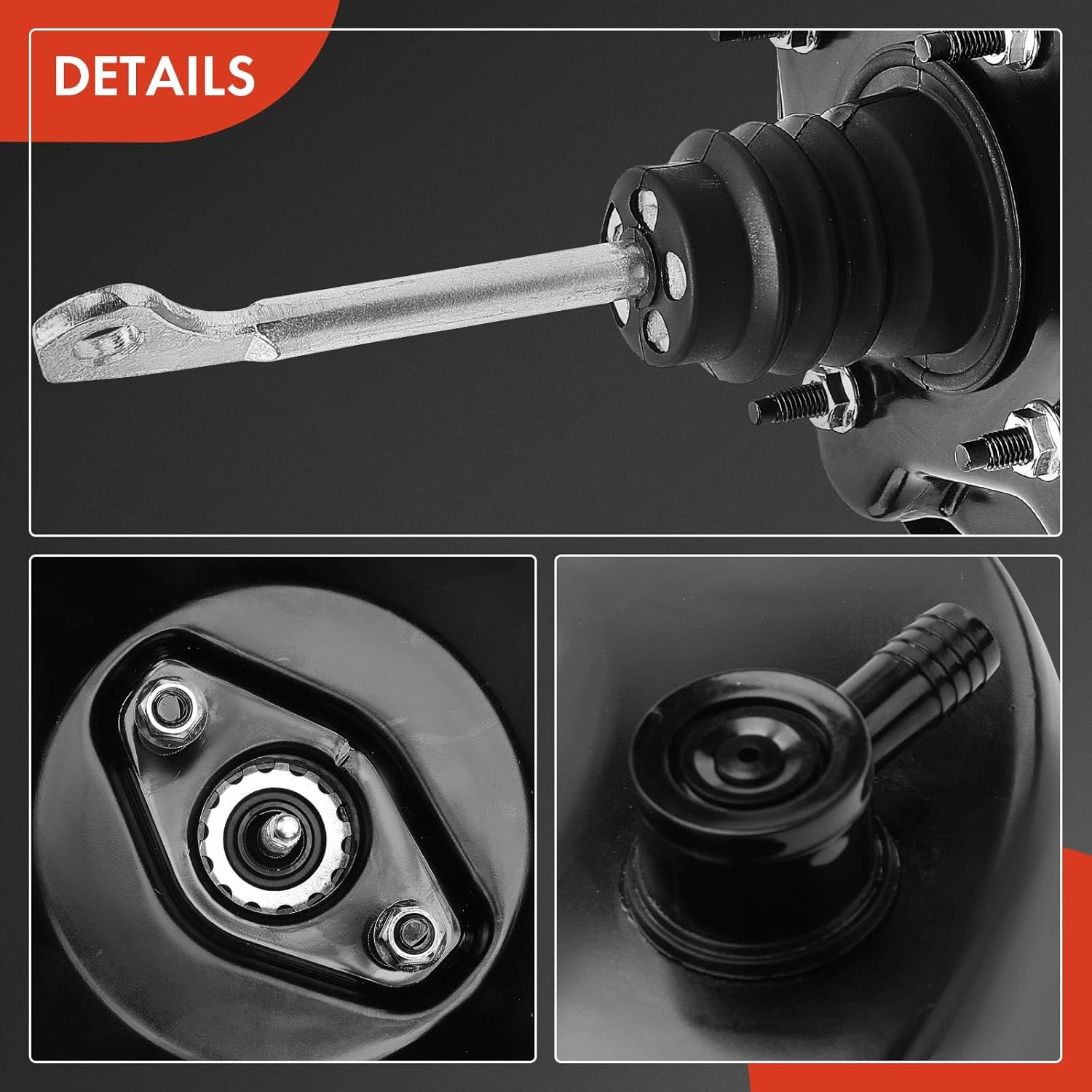 A-Premium Vacuum Power Brake Booster Compatible with Jeep YJ Series Wrangler 1991 1992 1993 1994 1995, Without Master Cylinder