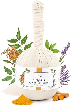 100% Natural Ayurvedic Herbal Manual Massager Potli, Pain Relief, Knee, Muscles Relaxation, Neck, Back, Legs, Increase Blood Circulation for Men Women - 180GM