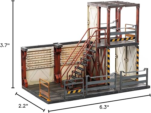 Miniatura 25 de 1/18 JoyToy Building Depot: Watch Tower modelo militar de juguete para figuras de acción JoyToy escala 1/18 Ver Torre