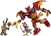 مجموعة ألعاب LEGO NINJAGO Kai's Dragon Robot Battle Pack للأطفال من سن 71851 إلى 6 سنوات وما فوق مع سيفين وسورا ووحش الأرض ذو المخالب، فكرة هدية (85 قطعة)