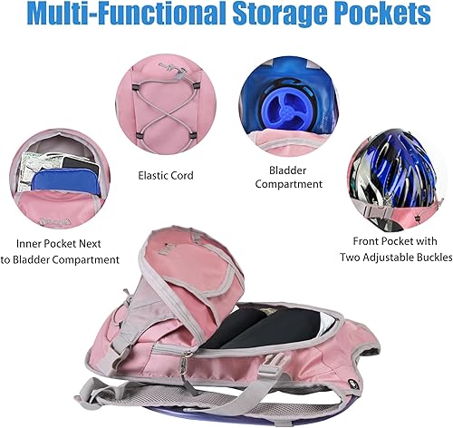 Miniatura 4 de Zavothy Hydration Backpack with 2L Hydration Bladder Water Backpack for Hiking Hydration Pack for Running Cycling Hiking