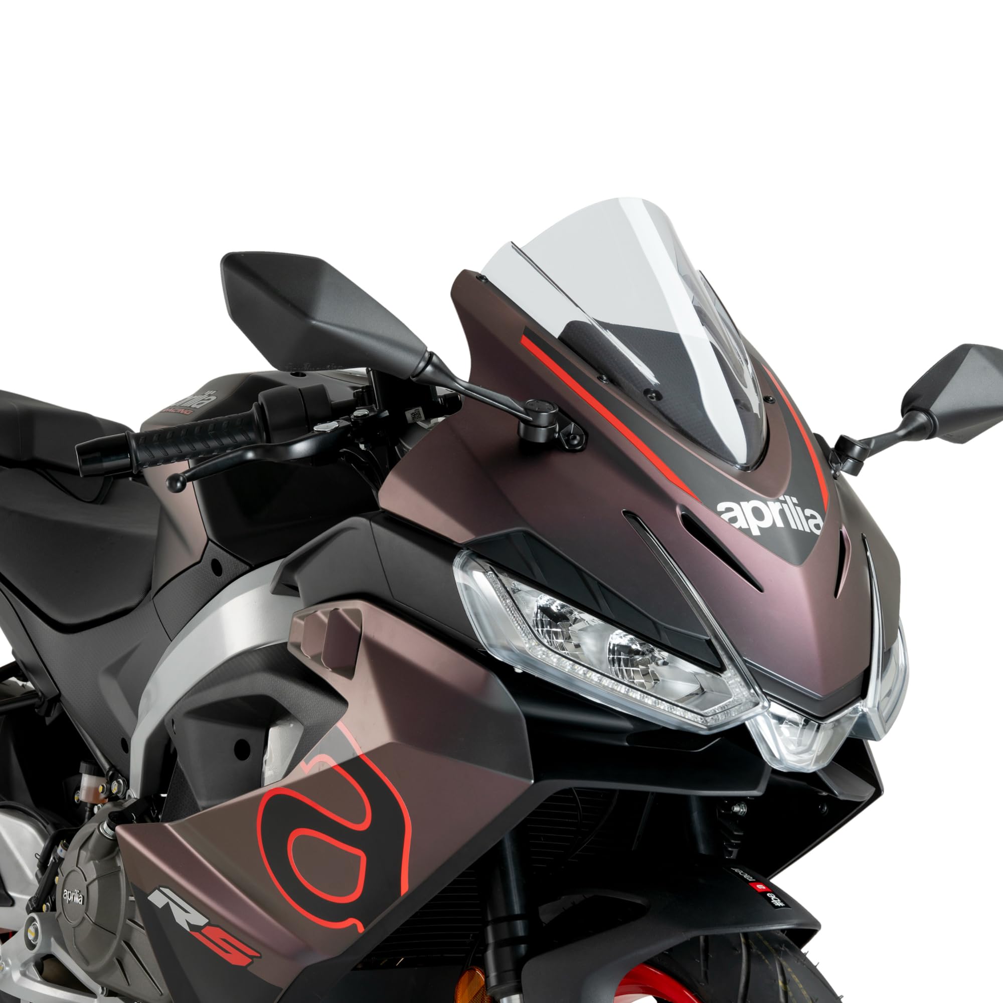 Cupolino Parabrezza Plexiglass JD9 Trasparente Compatibile con APRILIA RS 457 2024-2026