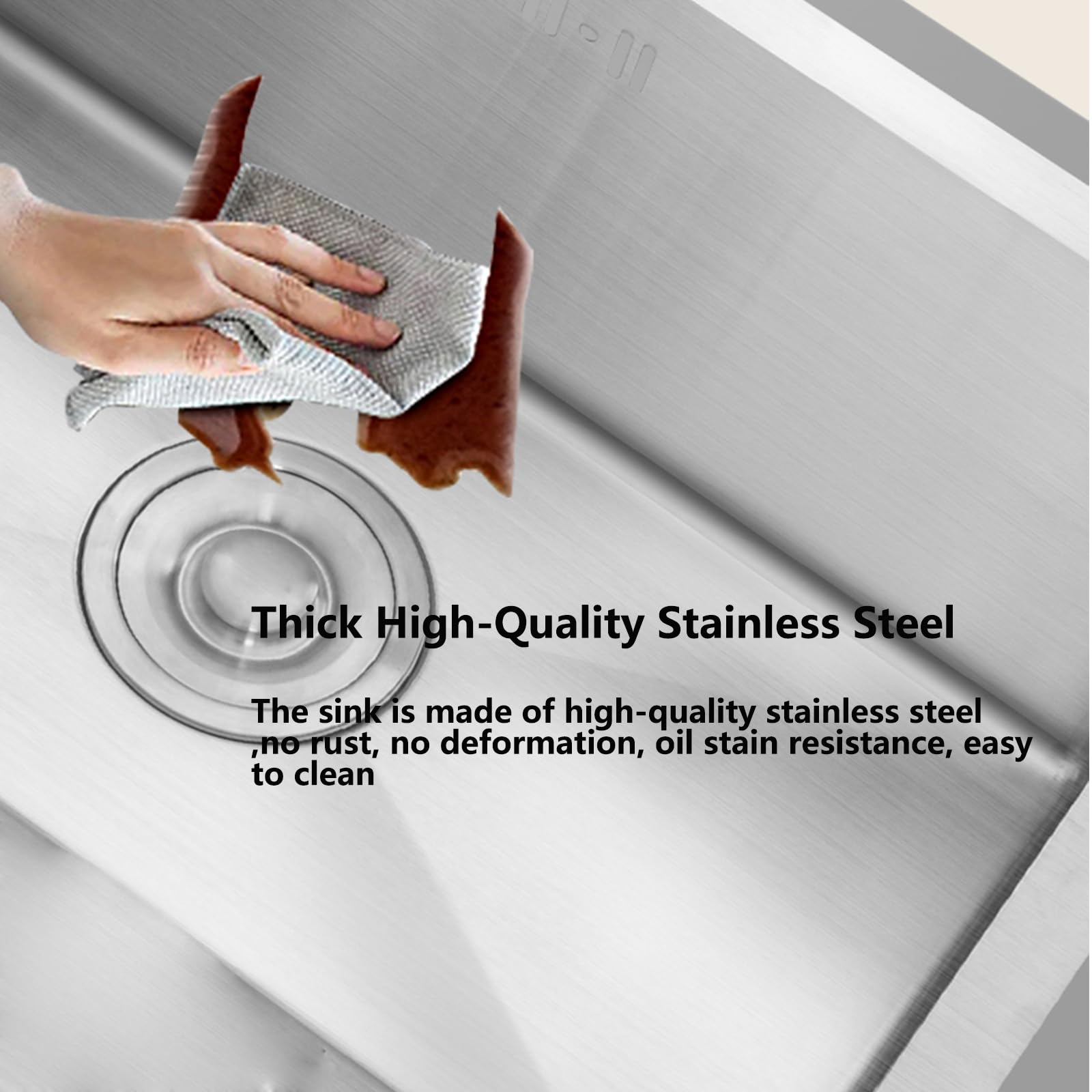 Bañera de Acero Inoxidable para Perros, estación de Lavado y Aseo para el hogar, Lavabo con Ducha para Perros pequeños y Gatos (70 cm/27,5 Pulgadas)