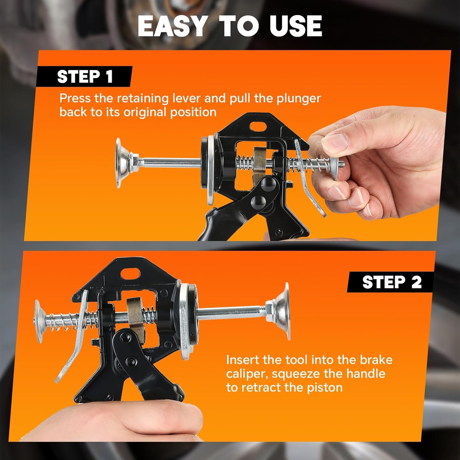 24300 Speedy Brake Pad Spreader & 25750 Dual Piston Brake Caliper Compressor