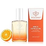 modelones Cuticle Oil for Nails Orange Nail Oil for Growth and Strength Nail Growth Oil Cuticle Care Quick Dry Nail Care Moisturize and Strengthen Damaged Nails 15ml 0.5Fl Oz