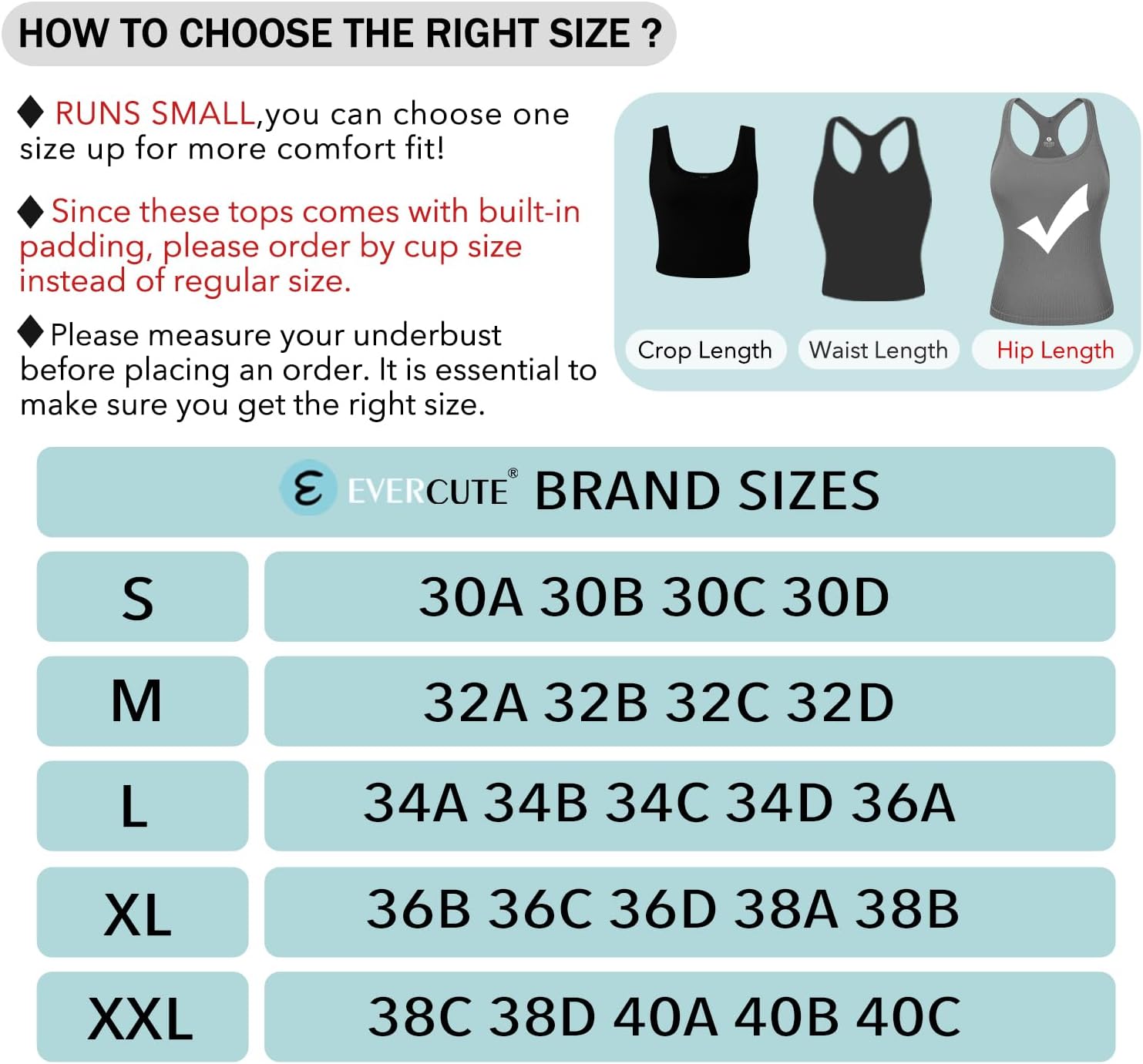 Evercute 1/2/3 Pack Workout Tank Tops for Women with Built in Bra Racerback Yoga Sleeveless Top Camisole Athletic Gym Tops - Image 6