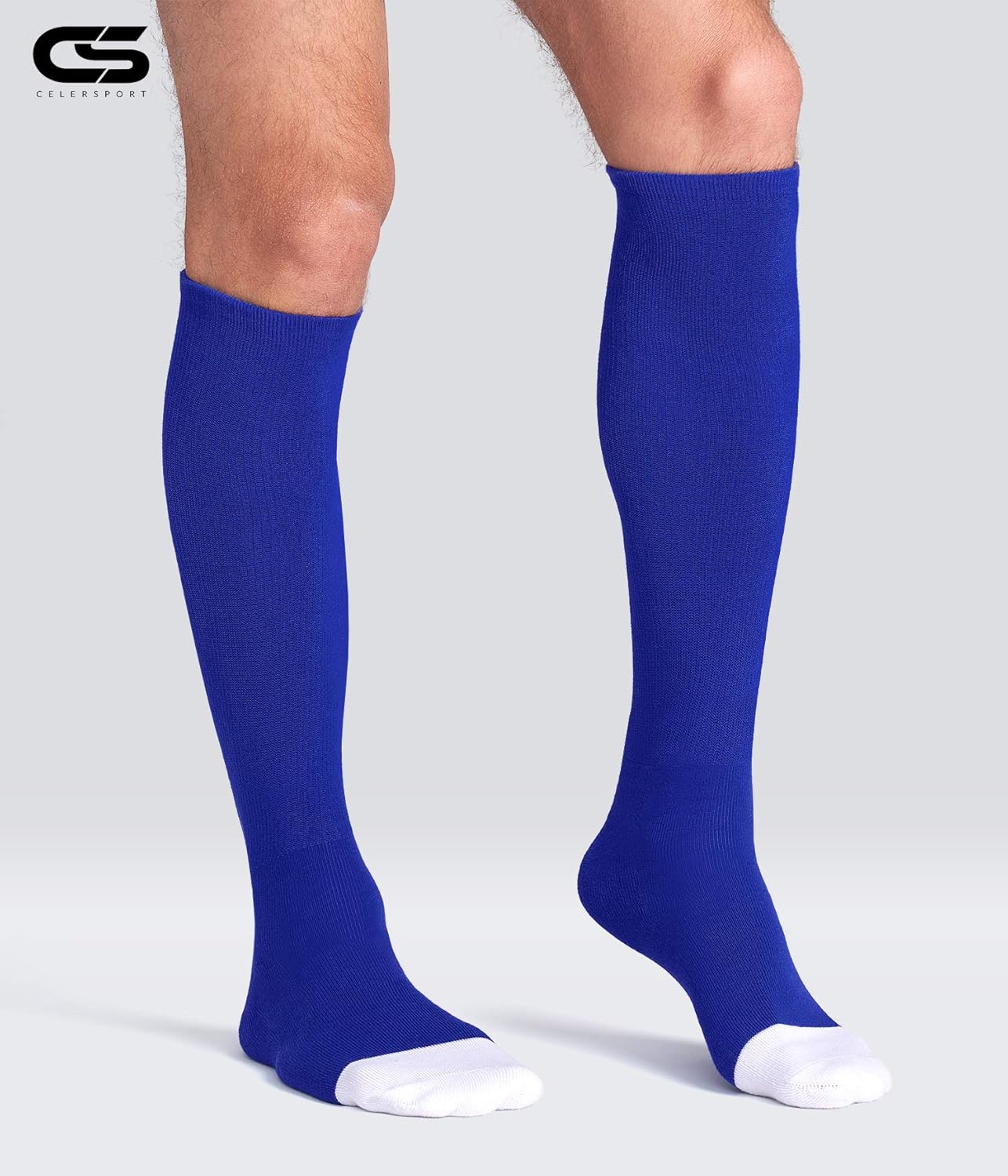 CS CELERSPORT 2/3 Pack Baseball Soccer Softball Socks for Youth & Adult Multi-sport Tube Socks - Image 2