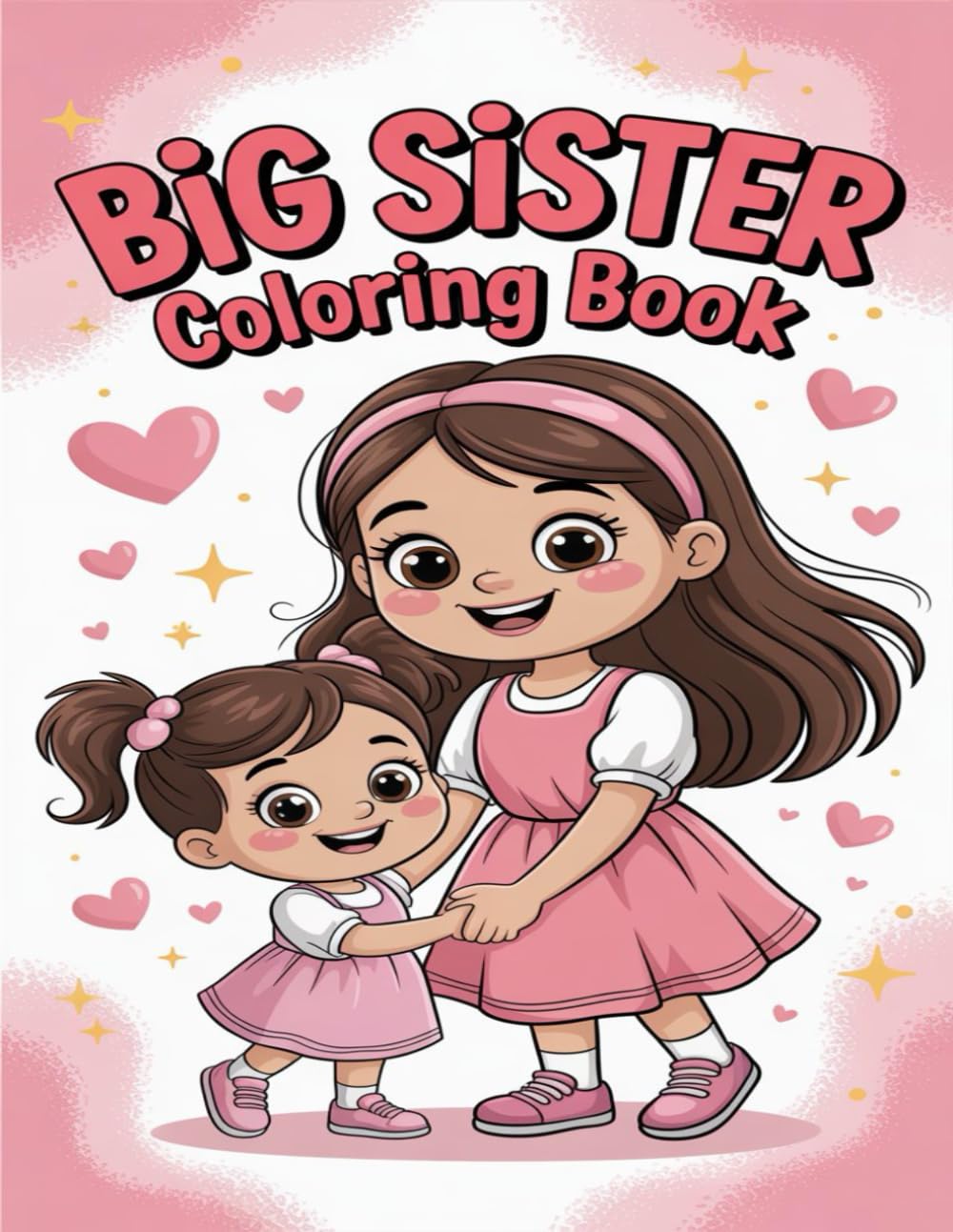 I'm a New Big Sister Coloring Book!: A Gift for New sister with cute Baby sibling (New Baby- Pregnancy ... Cousin, Big Sister, Big Brother, Big Cousin)