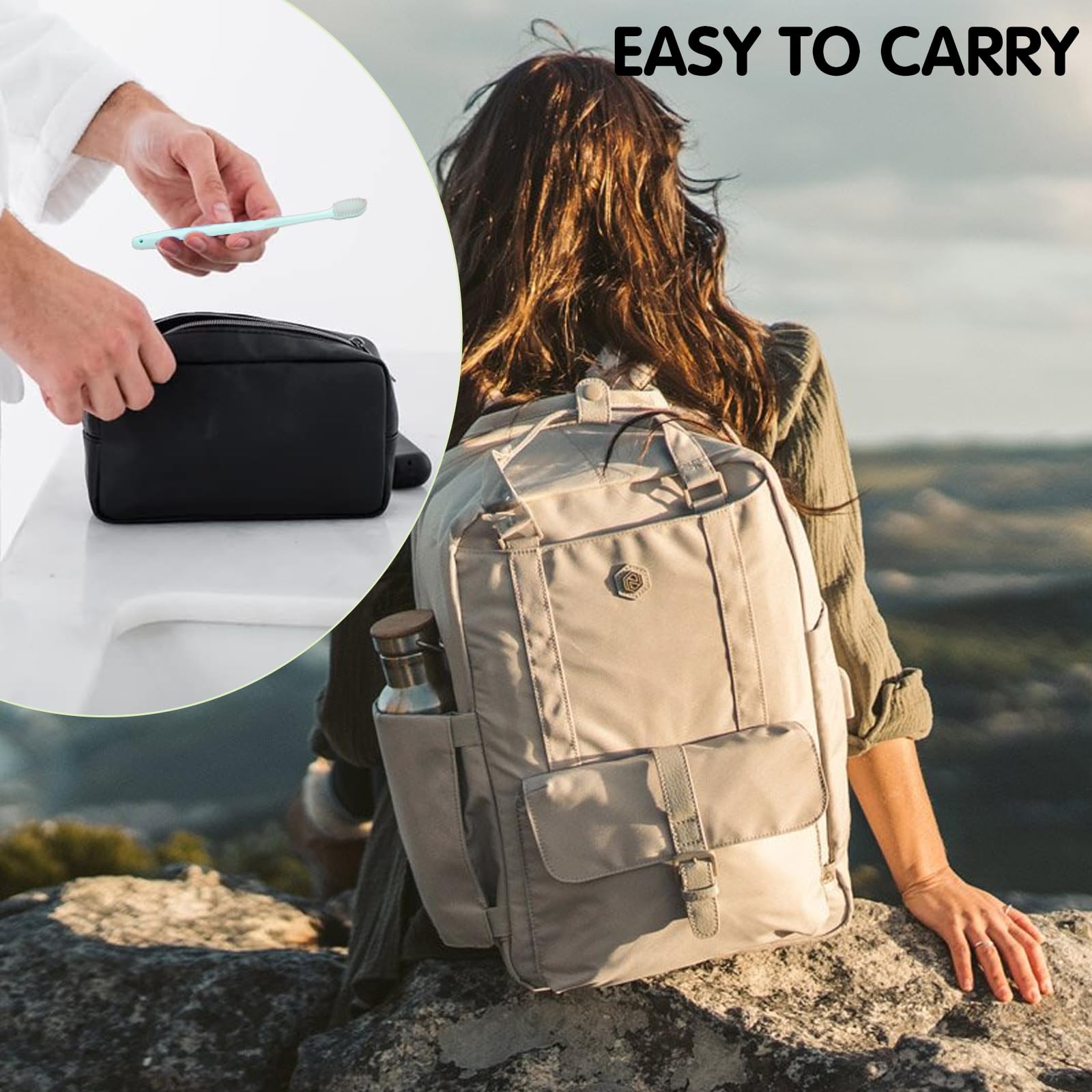 100 spazzolini usa e getta confezionati singolarmente, con setole morbide, testa piccola con coperchi individuali, set da viaggio usa e getta per ospiti, campeggio, hotel, donazioni, 5 colori