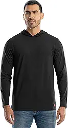 Moletom com capuz masculino de manga comprida com proteção solar