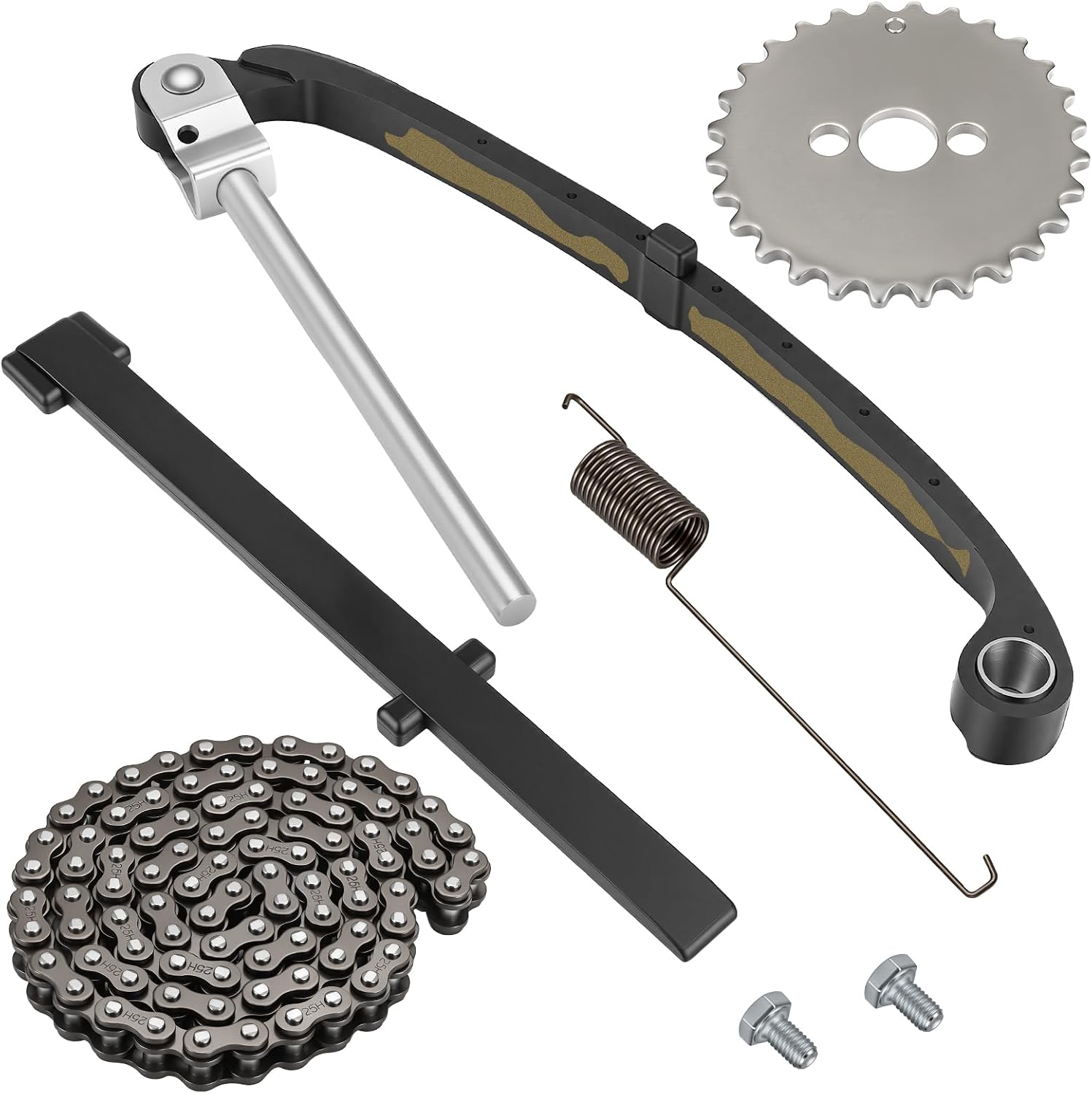Cam Timing Chain + Tensioner Guide W/Spring Kit For Honda XR80 XR80R XL80S 1979-1999 14321-115-010 14401-943-013