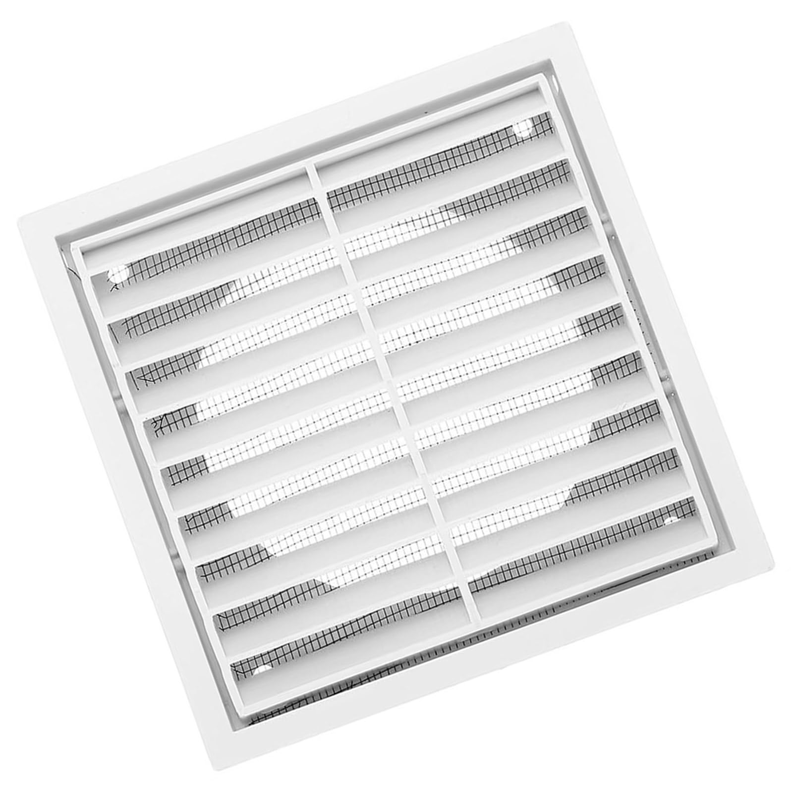 Air Vent Cover Grille Square Diffuser Ducting Ventilation Cover with Built-in Meshes Louver Grille Covers Square Air Vent