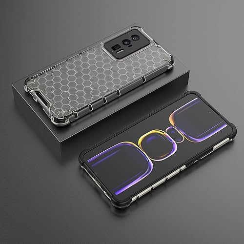 Miniatura 2 de Funda compatible con Redmi K60  K60 Pro, compatible con Xiaomi Poco F5 Pro Honeycomb Anti-Drop Shock-Absorbing Case Case Black